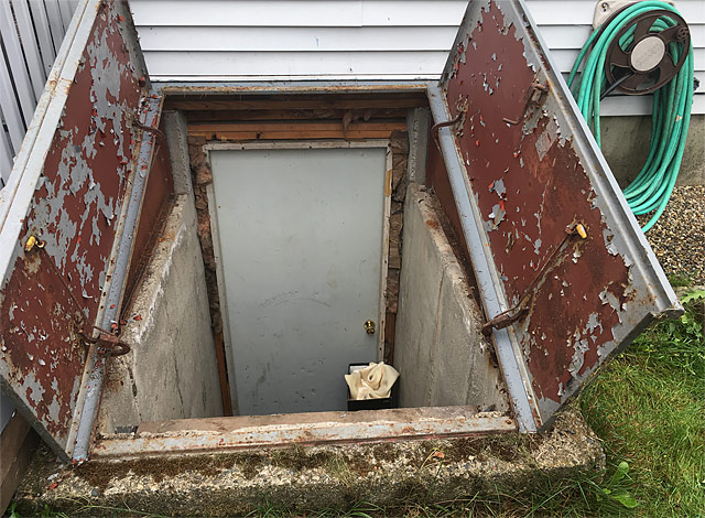 Bilco Door, Before, Connecticut Dry Basements, now with two locations, Avon, CT and Plainville, CT